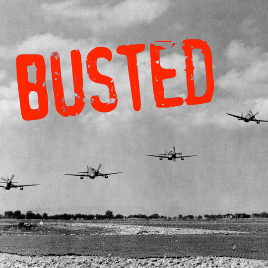 Tuskegee Airmen with P-51 Red Tails